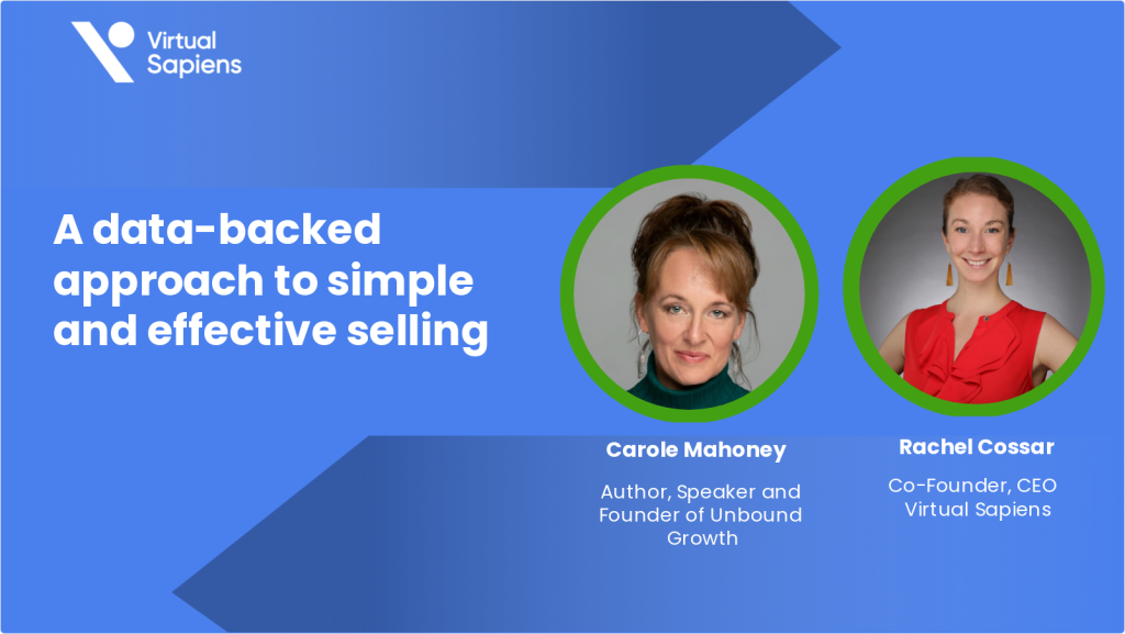 A Data Backed Approach to Simple and Effective Selling​