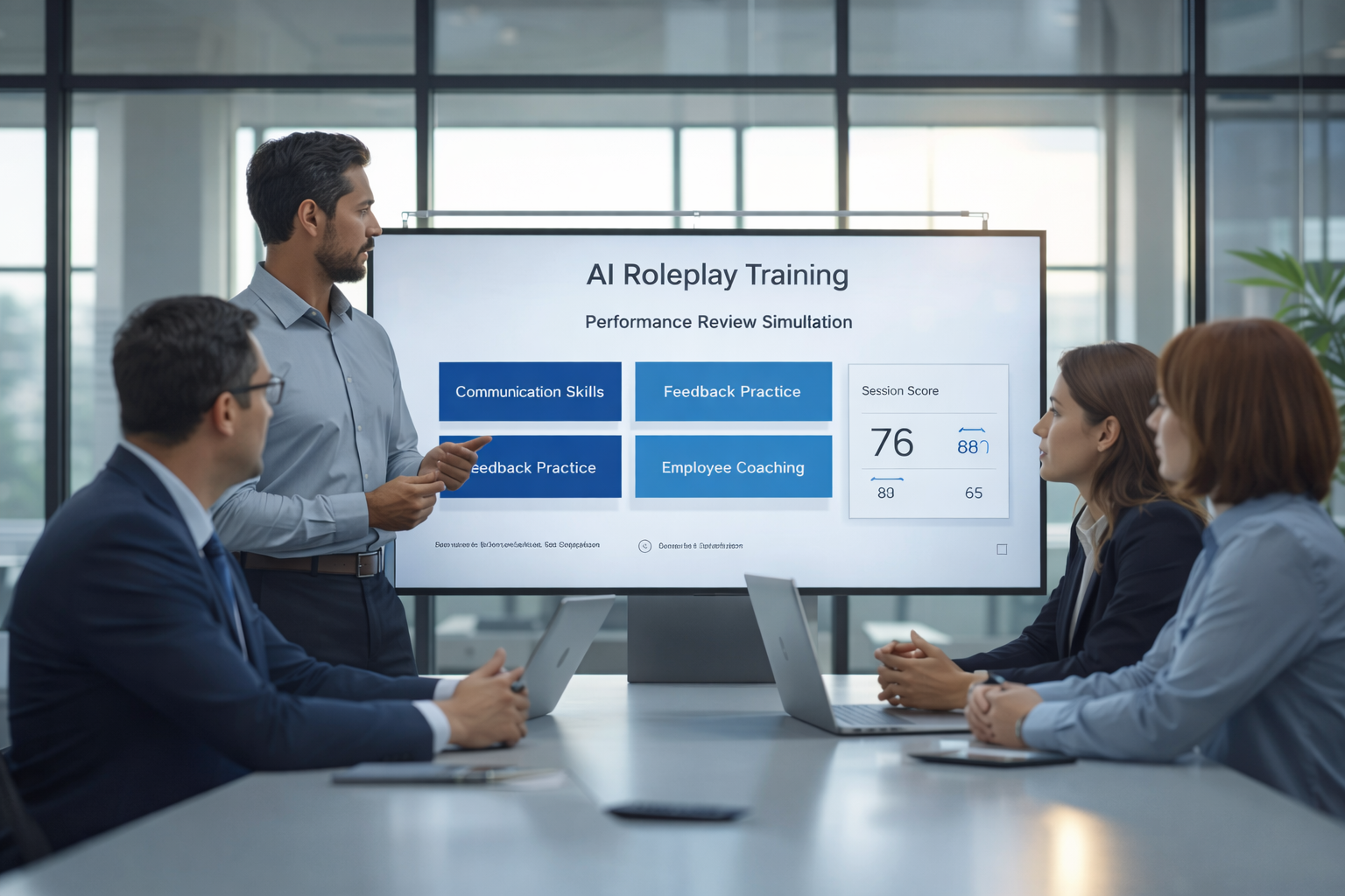 AI roleplay training